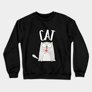 Cat Funny Shirts Crewneck Sweatshirt